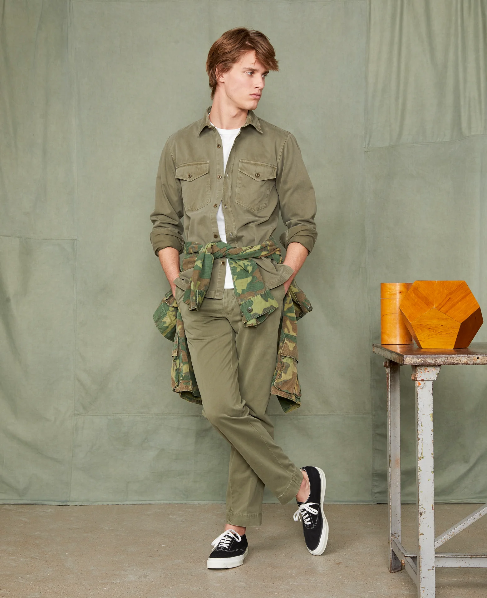 Patchpocket overshirt