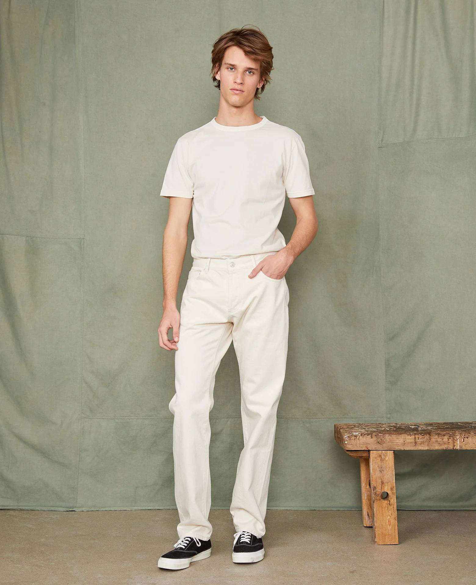 Regular fit denim