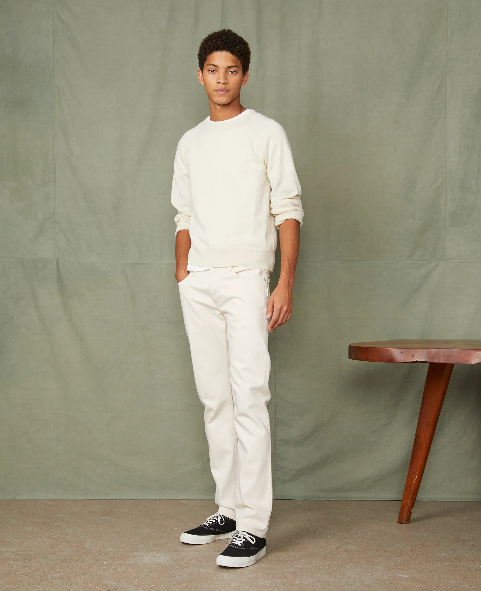 Slim fit denim